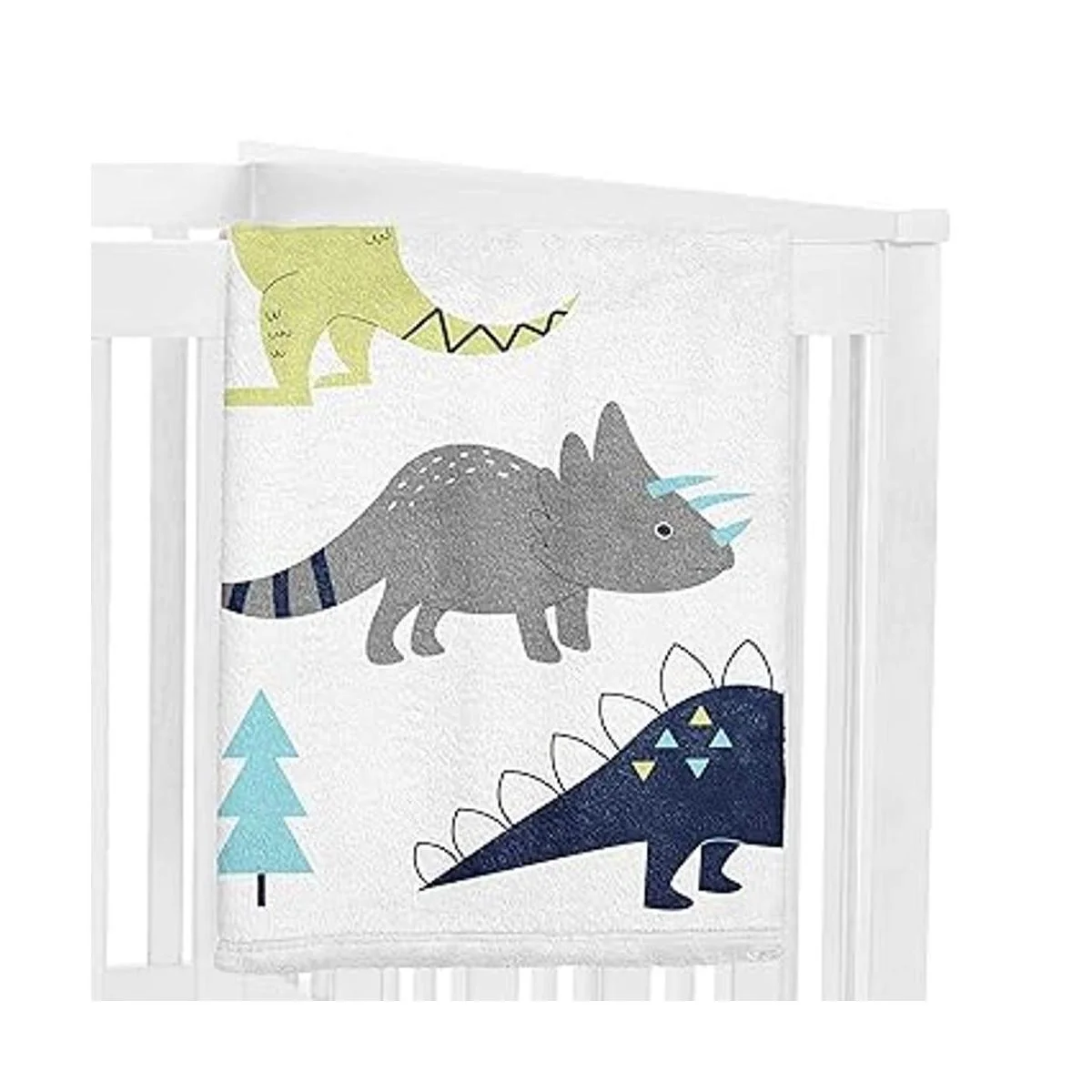 Sweet Jojo Designs Mod Dino Boy Milestone Manta mensual_3