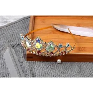 Rapunzel Tiara de princesa corona y collar de princesa_2