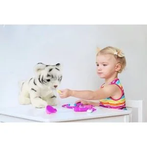 ICE KING BEAR Juguete de peluche de tigre bebé de 10_6