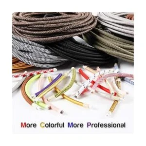 PRUNLLA Cable redondo cubierto de tela de 32.8 pies_6