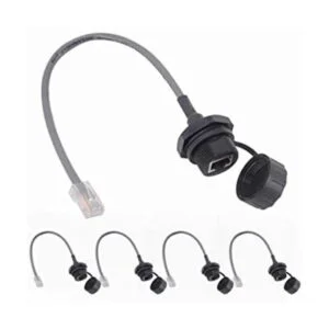 ANMBEST 5 unids montaje en panel RJ45 impermeable conector_1