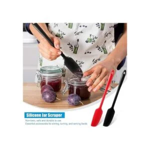 Espátula de silicona de mango largo antiadherente