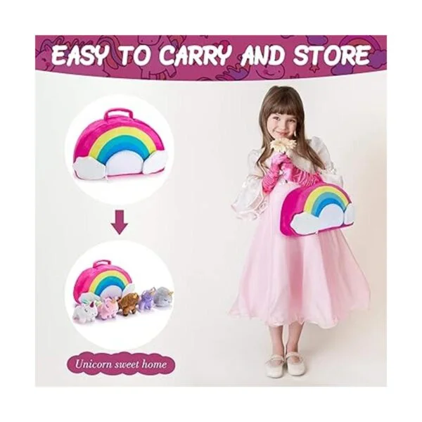 PASSIONFRUIT Juego de 5 juguetes de peluche para niños_4
