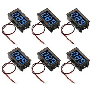 CenryKay 2 cables azules DC 4.530 V panel LED digital