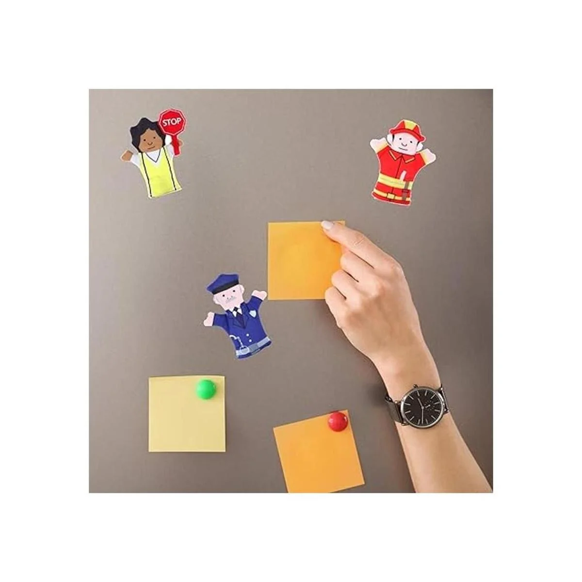 Magnet Happy Helpers People Juego de juguetes para nevera