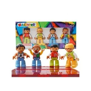 Figuras magnéticas de 4 piezas juguetes compatibles con_1