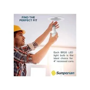 Sunperian BR20 Bombilla LED 6 W 50 W 2700 K luz_5