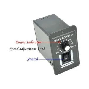 1 unids 12 V 24 36 V 48 6 A DC Motor Controlador reductor