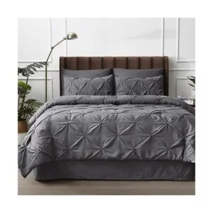 Bedsure Juegos de edredón de 8 piezas tamaño matrimonial_3