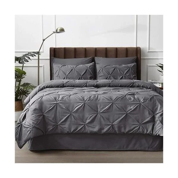 Bedsure Juegos de edredón de 8 piezas tamaño matrimonial_3