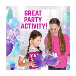 GirlZone Egg Surprise Kit de limo de galaxia para niñas_3