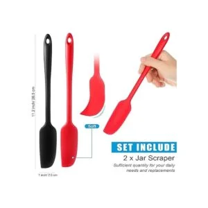 Espátula de silicona de mango largo antiadherente