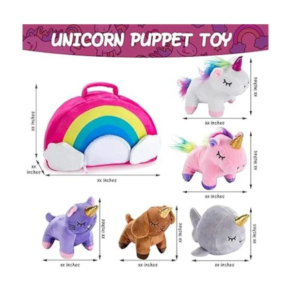 PASSIONFRUIT Juego de 5 juguetes de peluche para niños_2