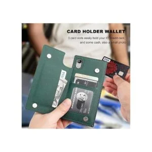 Bocasal Funda tipo cartera para iPhone Xr con tarjetero_4