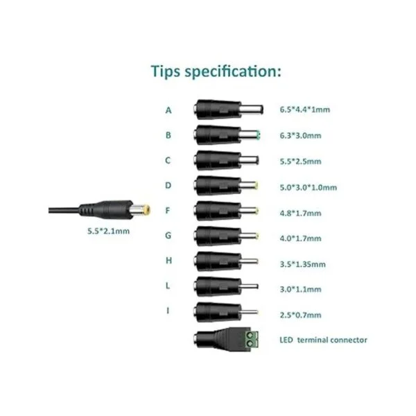 Basicvolt Fuente de alimentación universal de 9 V 2 A_2