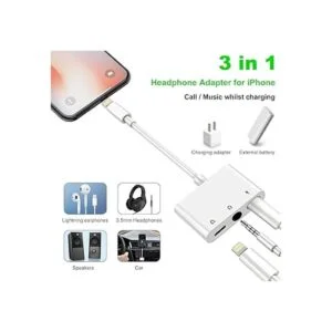 Adaptador de auriculares 3 en 1 para iPhone adaptador_2