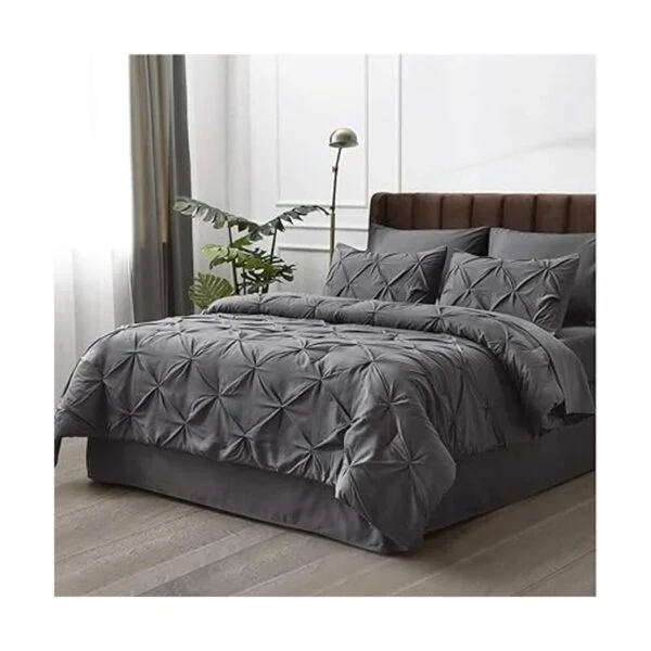 Bedsure Juegos de edredón de 8 piezas tamaño matrimonial_2