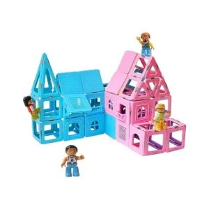 Figuras magnéticas de 4 piezas juguetes compatibles con_4