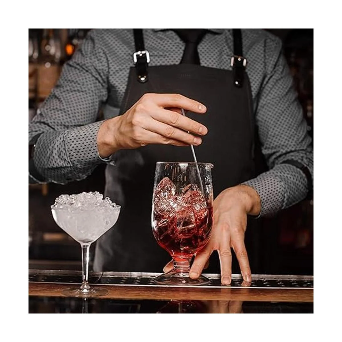 8 agitadores de café de acero inoxidable cucharas de