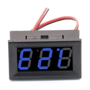 CenryKay 2 cables azules DC 4.530 V panel LED digital