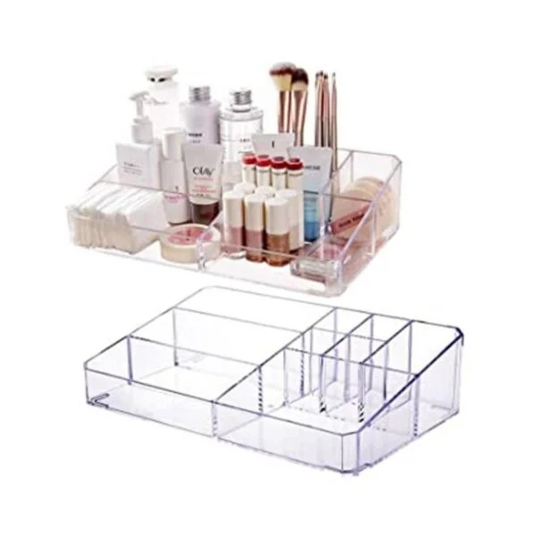 Jucoan Bandeja organizadora de maquillaje acrílico 9_1