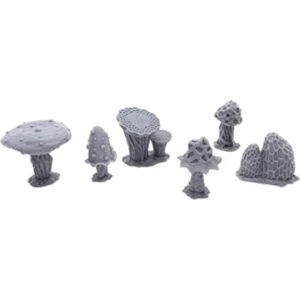 Esporas alienígenas paisaje RPG de mesa impreso en 3D y_1
