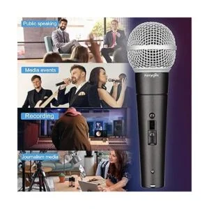 Perrycom Micrófono vocal dinámico profesional con_2