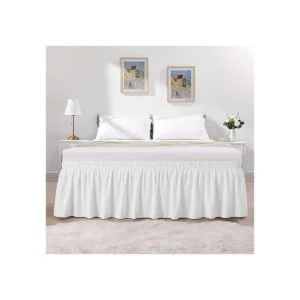 Falda de cama RIMELA envoltura volante elástica que_2