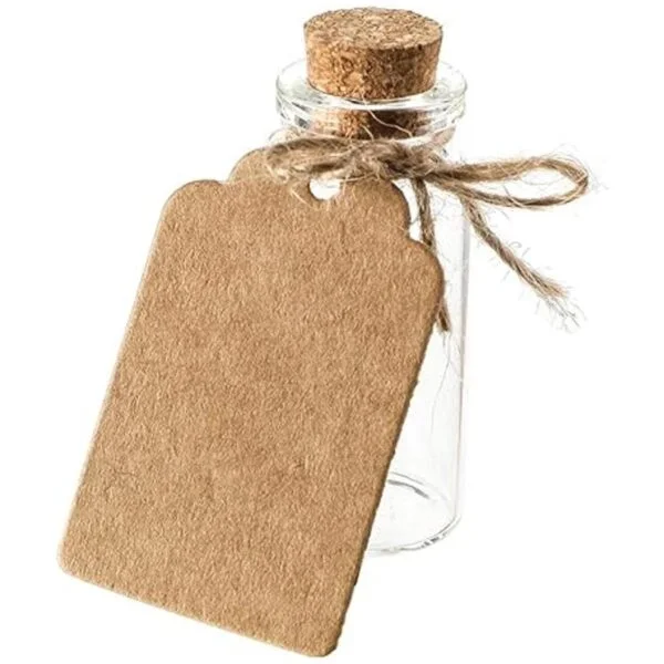 Kingrol Paquete de 100 botellas de vidrio de 0.3 fl oz con
