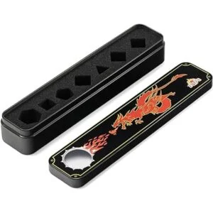 DNDND Juego de dados de metal 7 piezas diseño de dragón_6