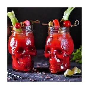 TOPZEA Paquete de 6 tazas Mason Tarros vaso de cristal de