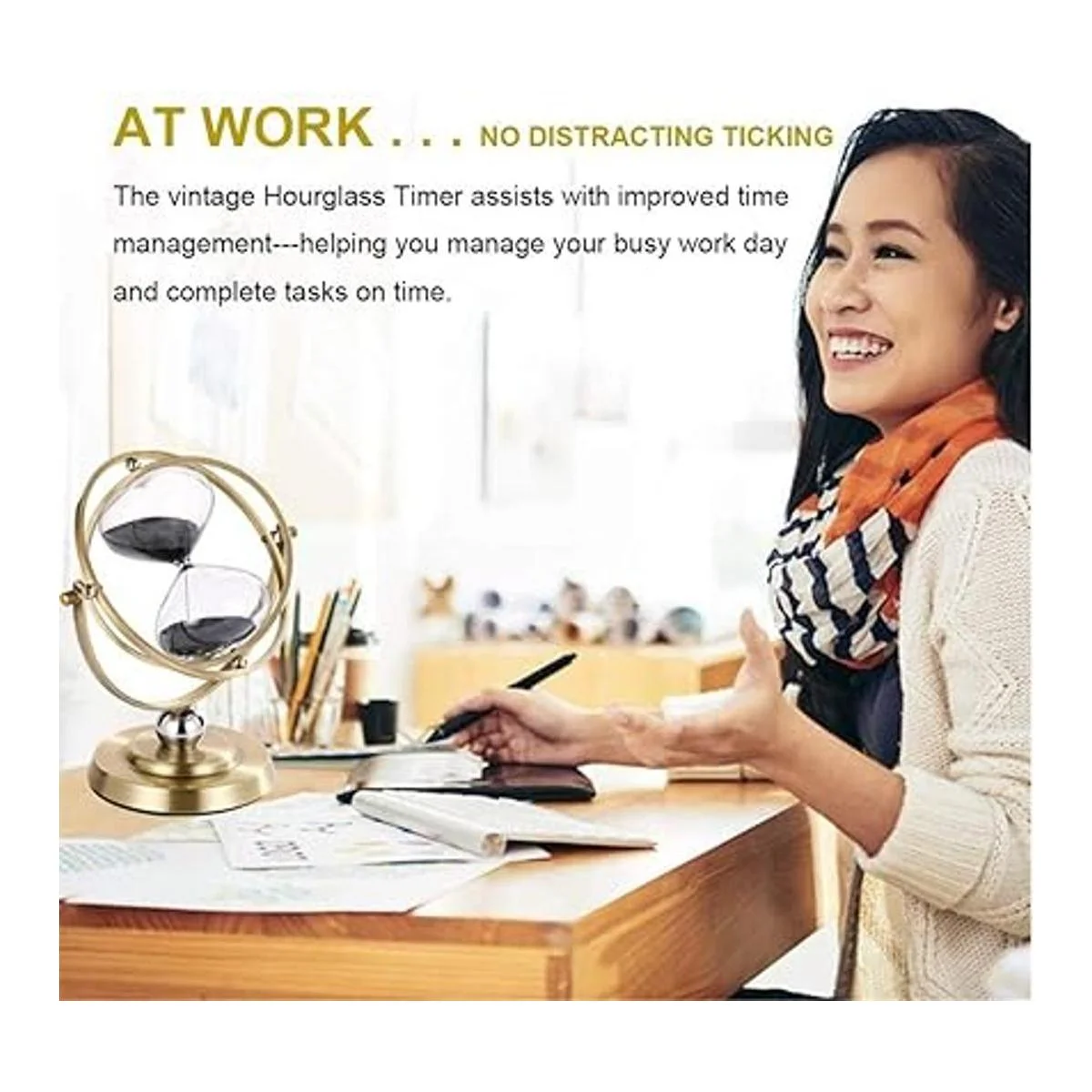 SuLiao Reloj de arena de reloj de arena de 60 minutos_6