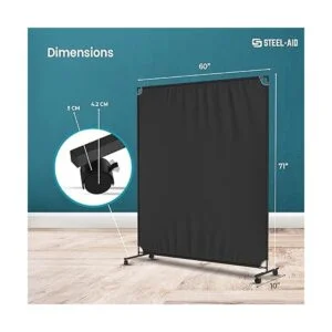 SteelAID Divisor de habitación división independiente de