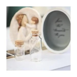 Kingrol Paquete de 100 botellas de vidrio de 0.3 fl oz con