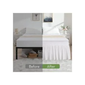 Falda de cama RIMELA envoltura volante elástica que_4