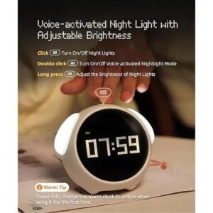 MikoDream Reloj despertador para niños ajuste de alarma_5