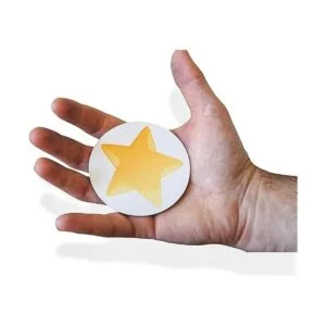 Novel Merk Star Imanes redondos de vinilo de 3.0 in para_4