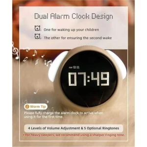 MikoDream Reloj despertador para niños ajuste de alarma_3