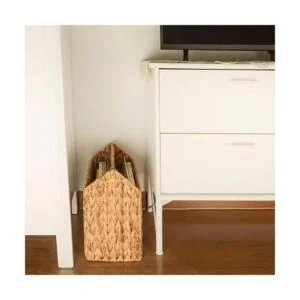 StorageWorks Soporte para revistas tejido a mano cesta de