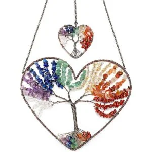 JOVIVI Adorno colgante de árbol de la vida de doble_6