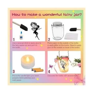 Alritz Kit de manualidades de linterna de hadas regalo_6