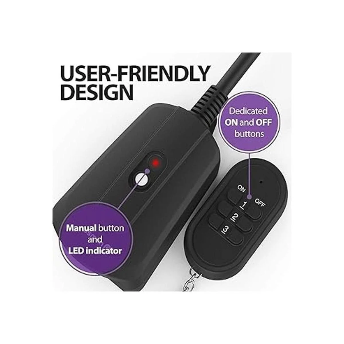 Fosmon Control remoto inalámbrico para interiores y_4