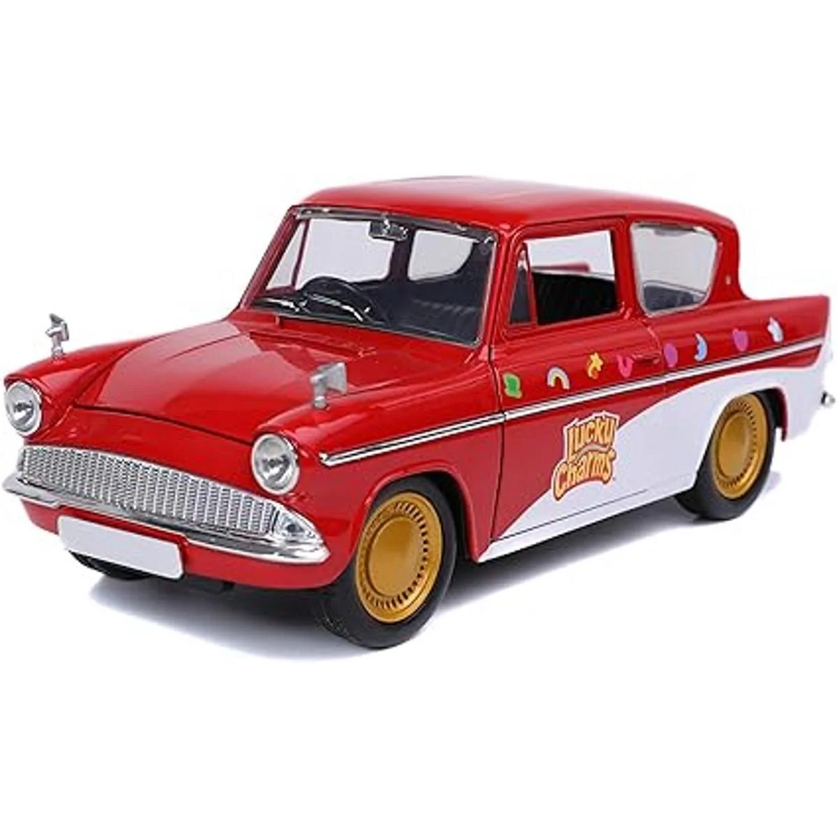 Jada Toys Lucky Charms 124 1959 Ford Anglia Diecast Car y_3