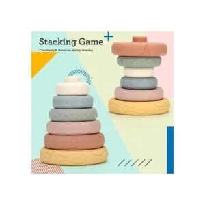 Mini Tudou 6 juguetes para apilar y anidar para bebés_4