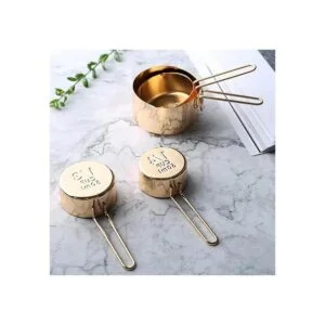 Juego de tazas y cucharas medidoras 8 piezas de tazas