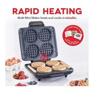 DASH Mini máquina de gofres múltiples cuatro mini_5