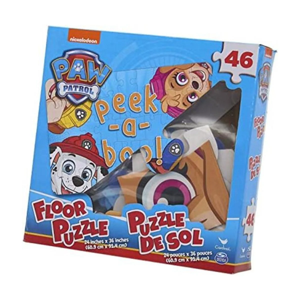 Paw Patrol Rompecabezas de piso de 46 piezas con diseño_1