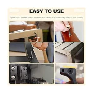 Rustark 141 piezas M6 0.787 in3.150 in tornillos