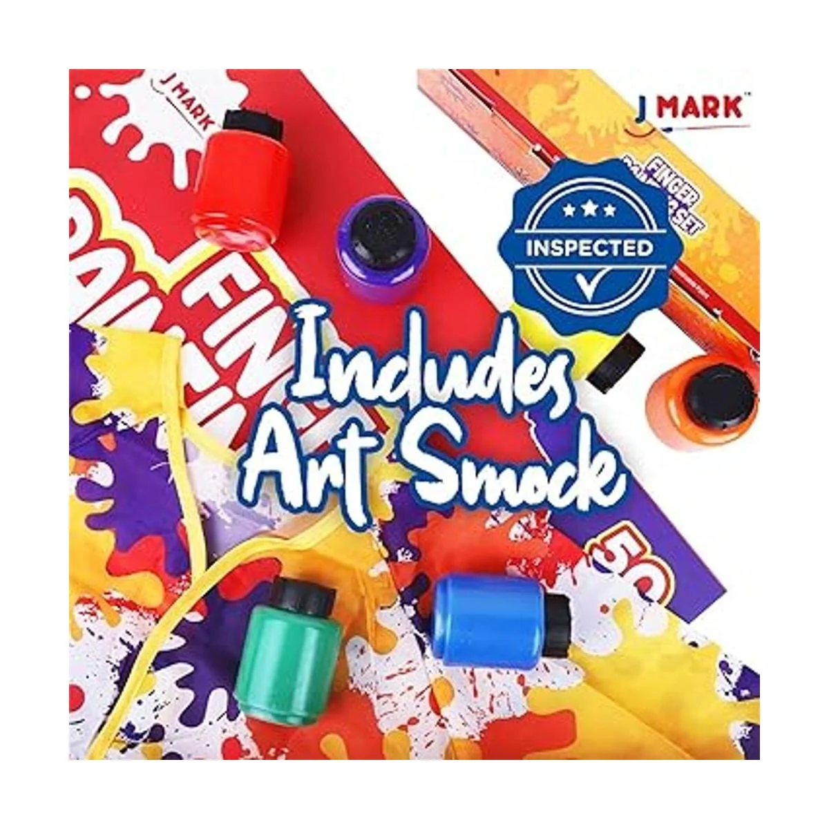 Juego de pintura lavable para dedos para niños Juego de_3