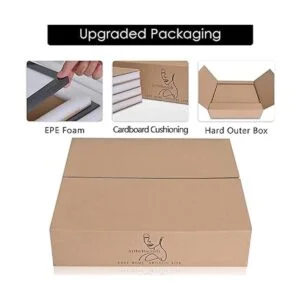 ArtbyHannah Juego de 10 marcos de pared grandes en blanco_6